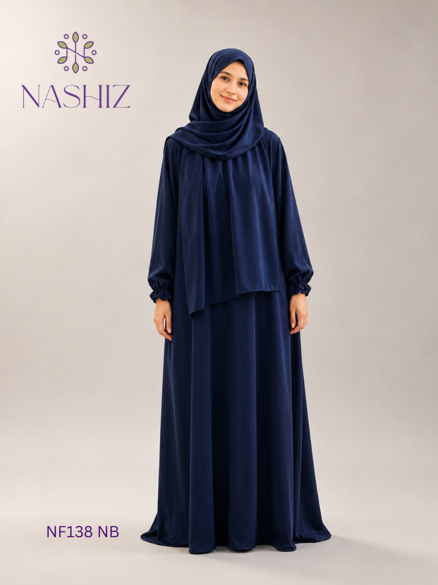 CEY Navy Blue Prayer Cloth With Pockets