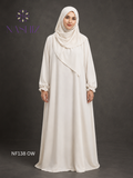 CEY Off White Prayer Cloth With Pockets