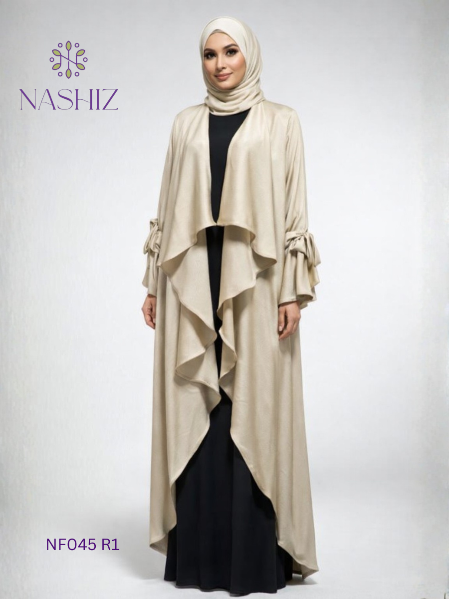 Flare Plain Kimono With Inner