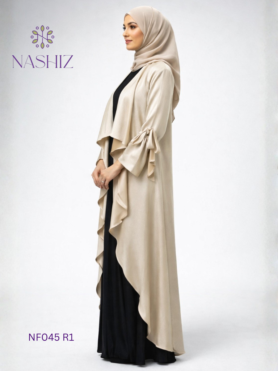 Flare Plain Kimono With Inner