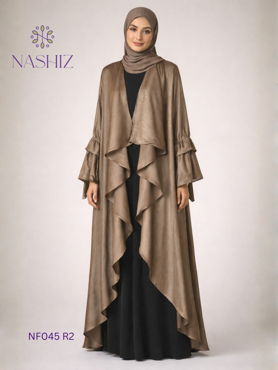 Flare Plain Kimono With Inner