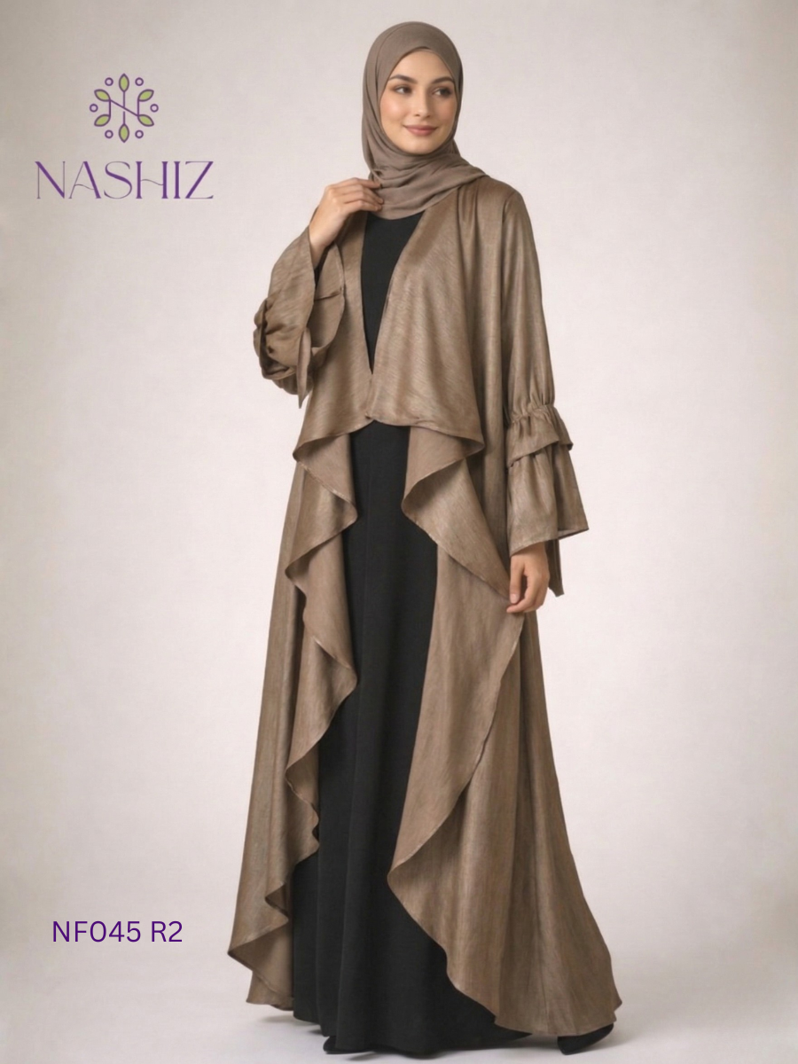 Flare Plain Kimono With Inner