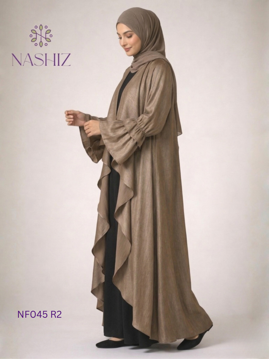 Flare Plain Kimono With Inner