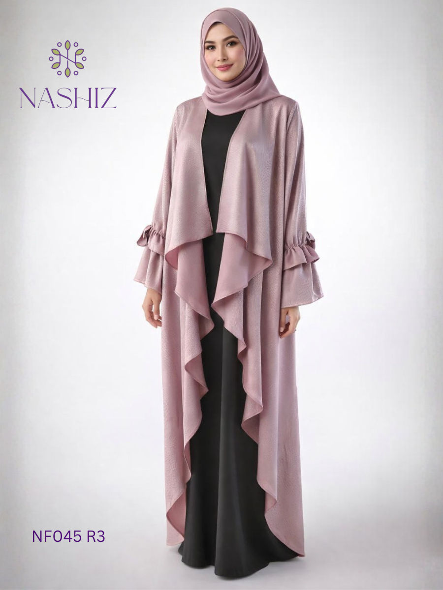 Flare Plain Kimono With Inner