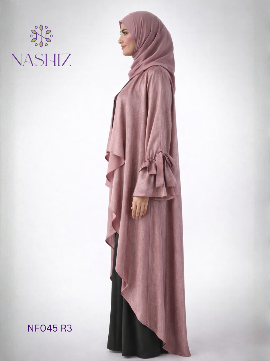 Flare Plain Kimono With Inner