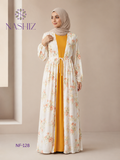 Floral Kimono With Orange Inner