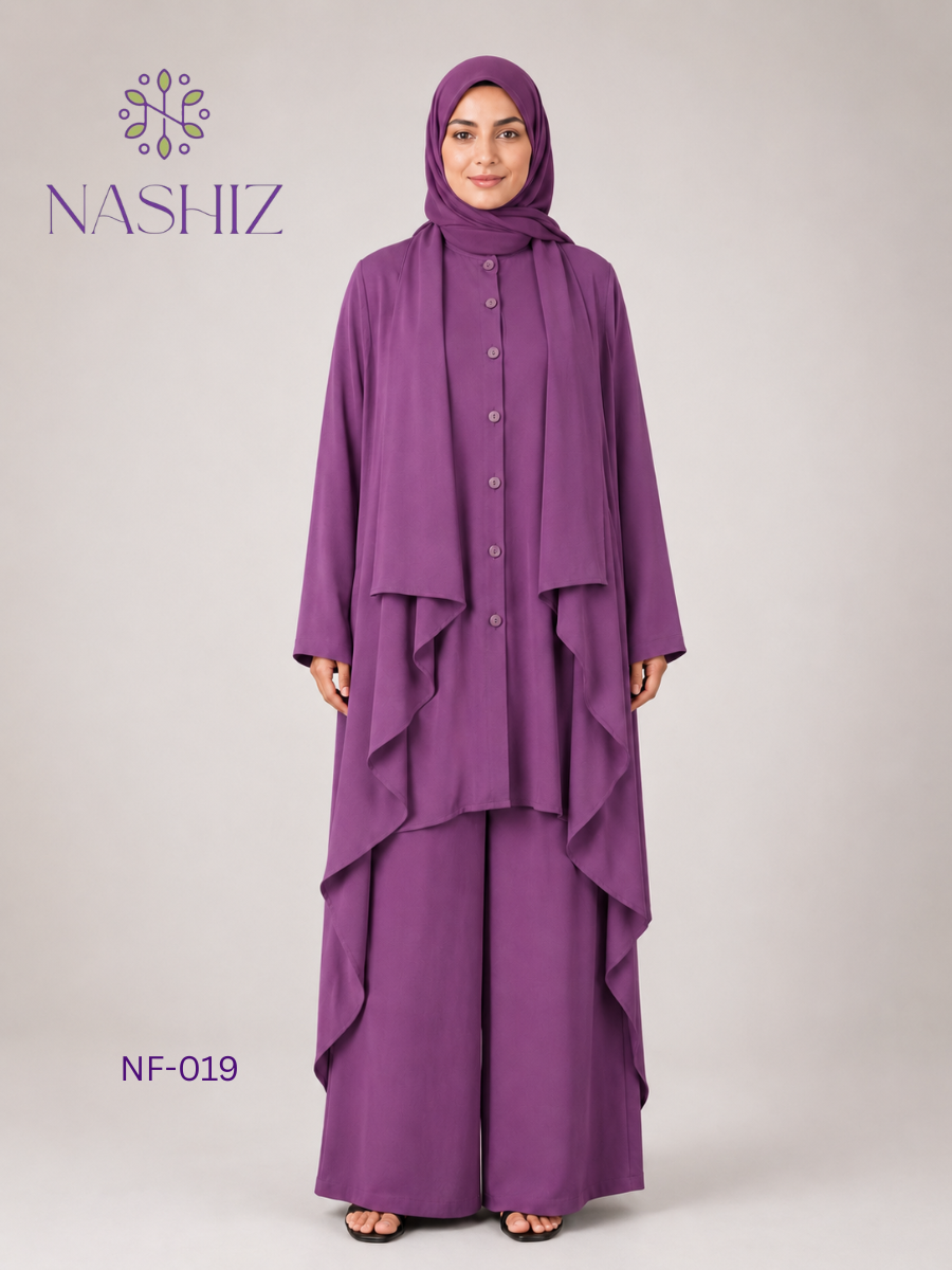 3pc Set With Buttoned Inner Pants