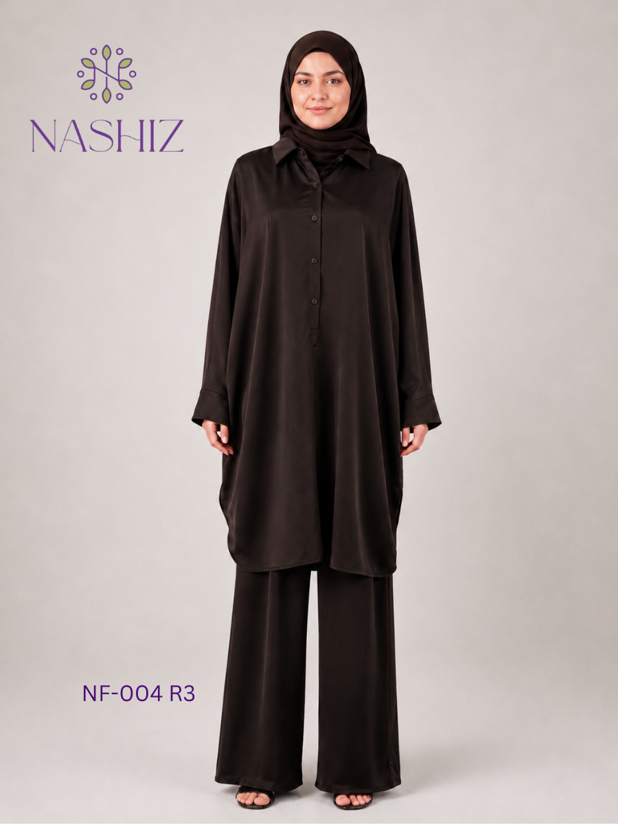 Women’s Long Shirt And Flare Pants