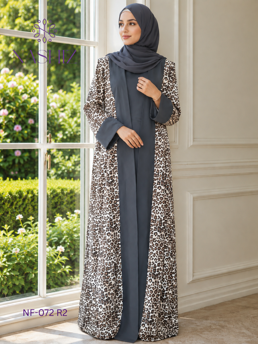 Printed Kimono With Inner