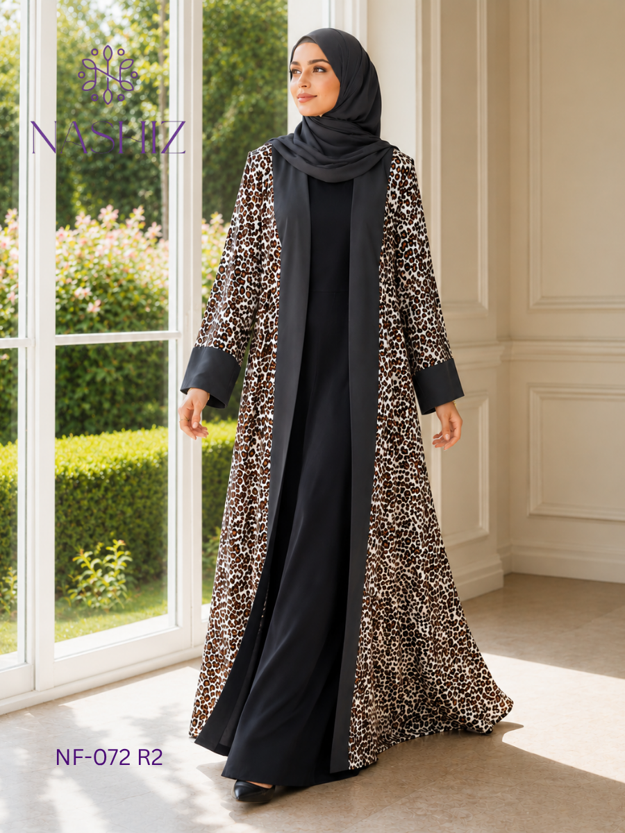 Printed Kimono With Inner