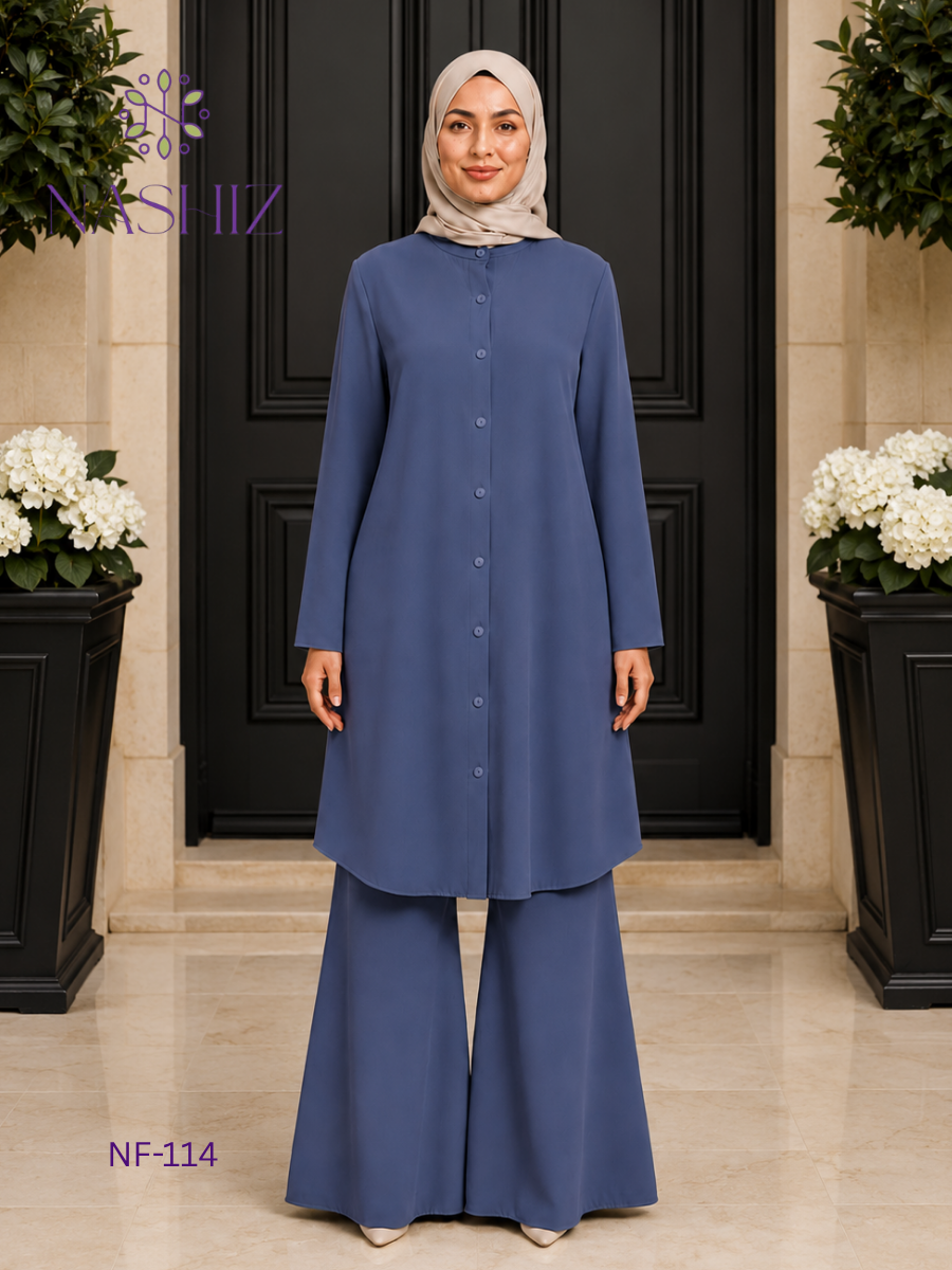 Long Top With Pencil Pant