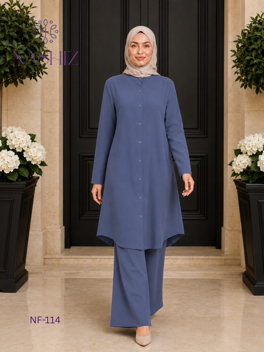 Long Top With Pencil Pant