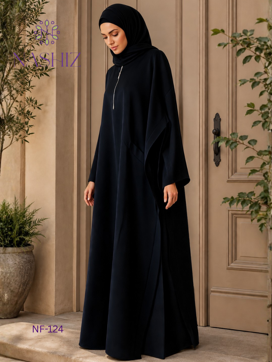 Classic Style Side Open Abaya