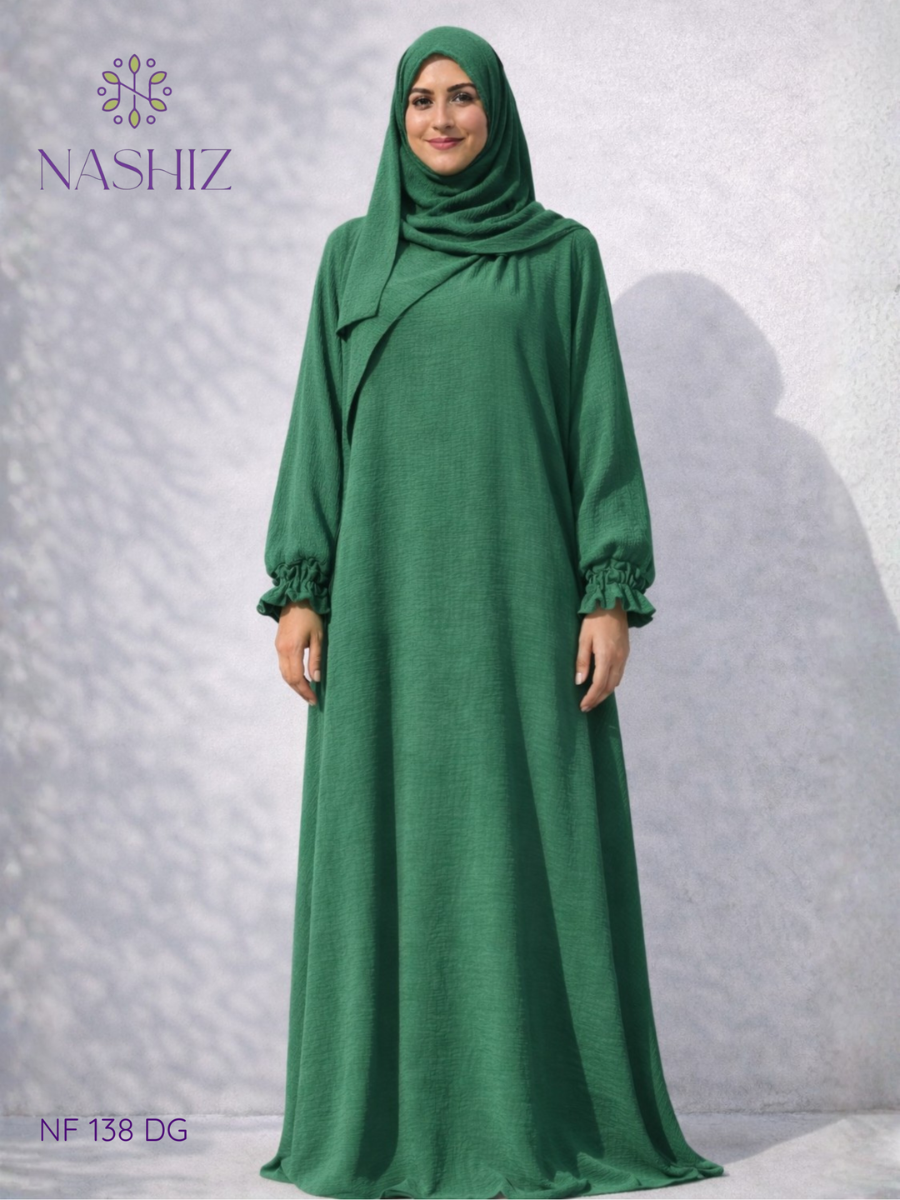 CEY Dark Green Prayer Cloth With Pockets