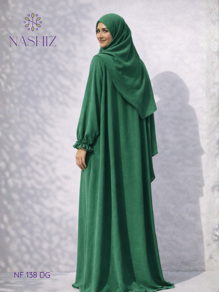 CEY Dark Green Prayer Cloth With Pockets