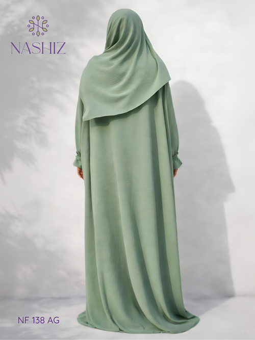 CEY Avocado Green Prayer Cloth With Pockets