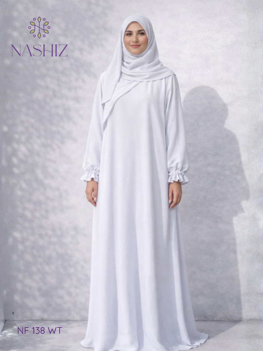 CEY White Prayer Cloth With Pockets