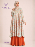Floral Long Top With Inner
