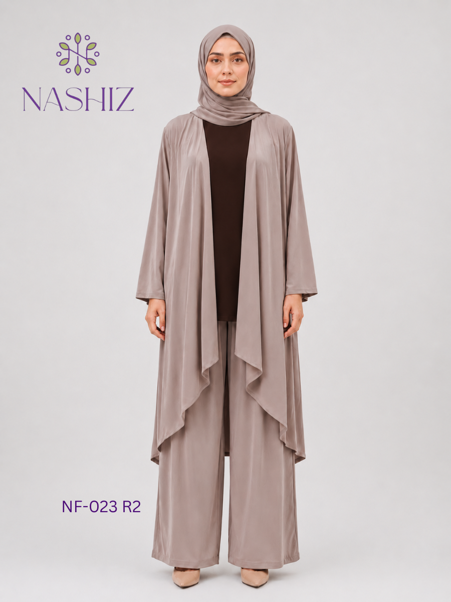 Open Top With Pants / Inner 3 Pc