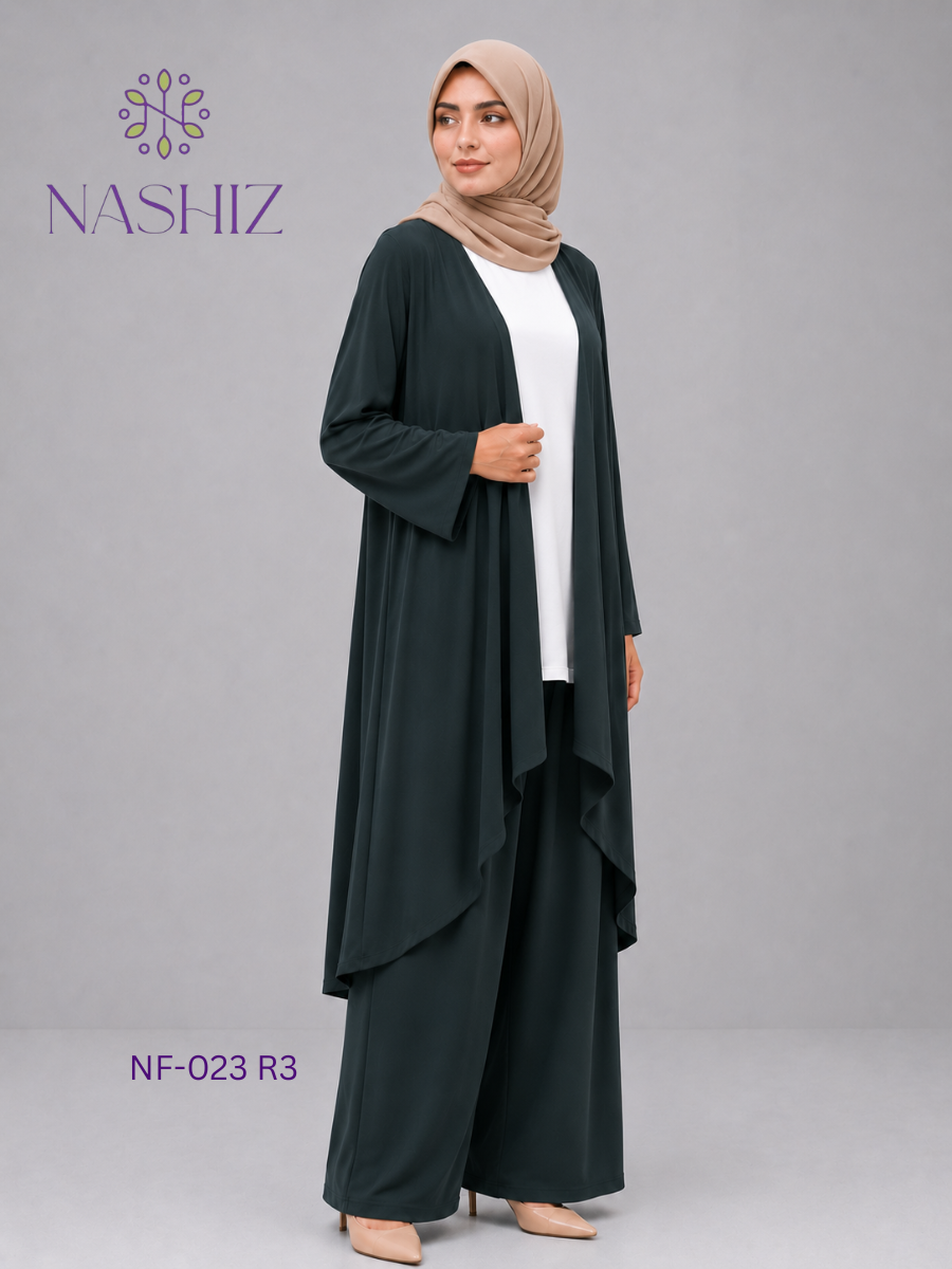 Open Top With Pants / Inner 3 Pc
