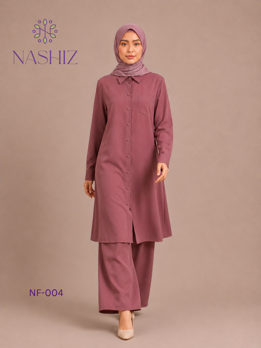 Women's Long Shirt And Flare Pants