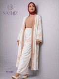 Kimono With Flare Pants And Inner - 3 Pc Set Dress