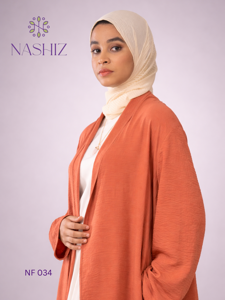 2pc With White Inner (Long Kimono)