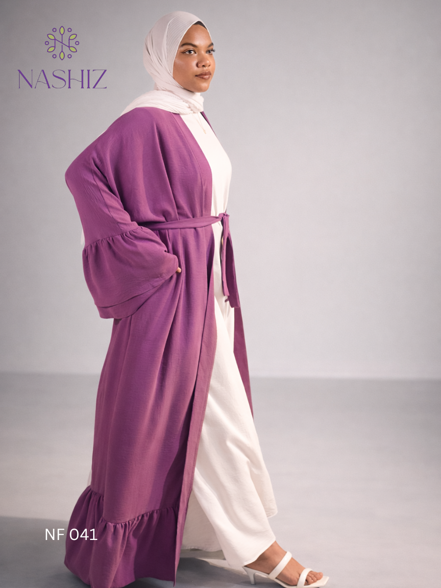 Frill Kimono With White Inner