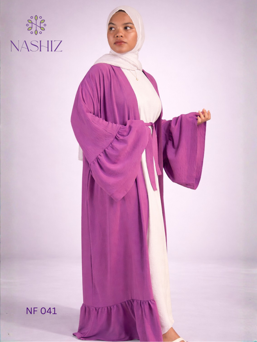 Frill Kimono With White Inner