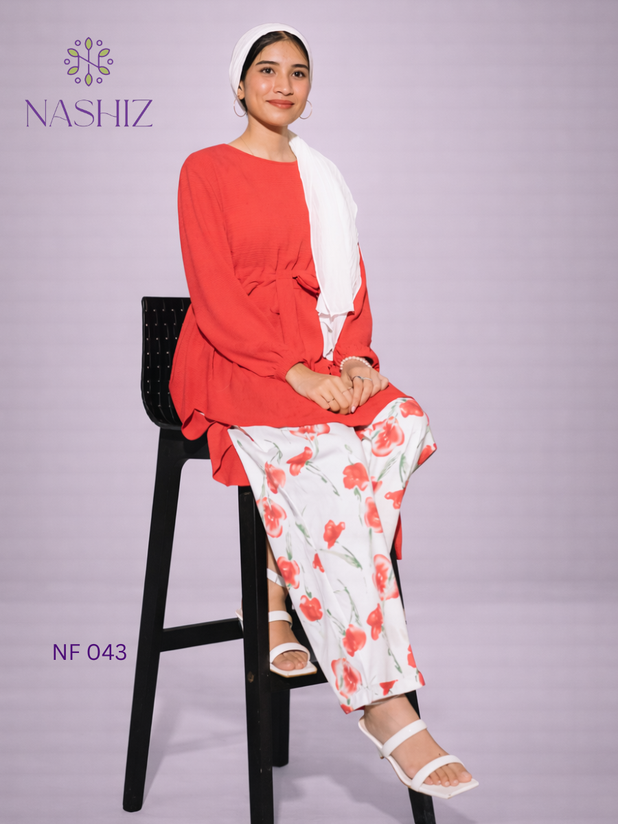 Red Top With Pant