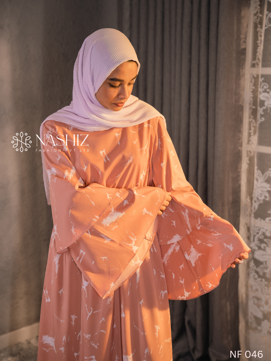 Double Bell Sleeve Long Dress