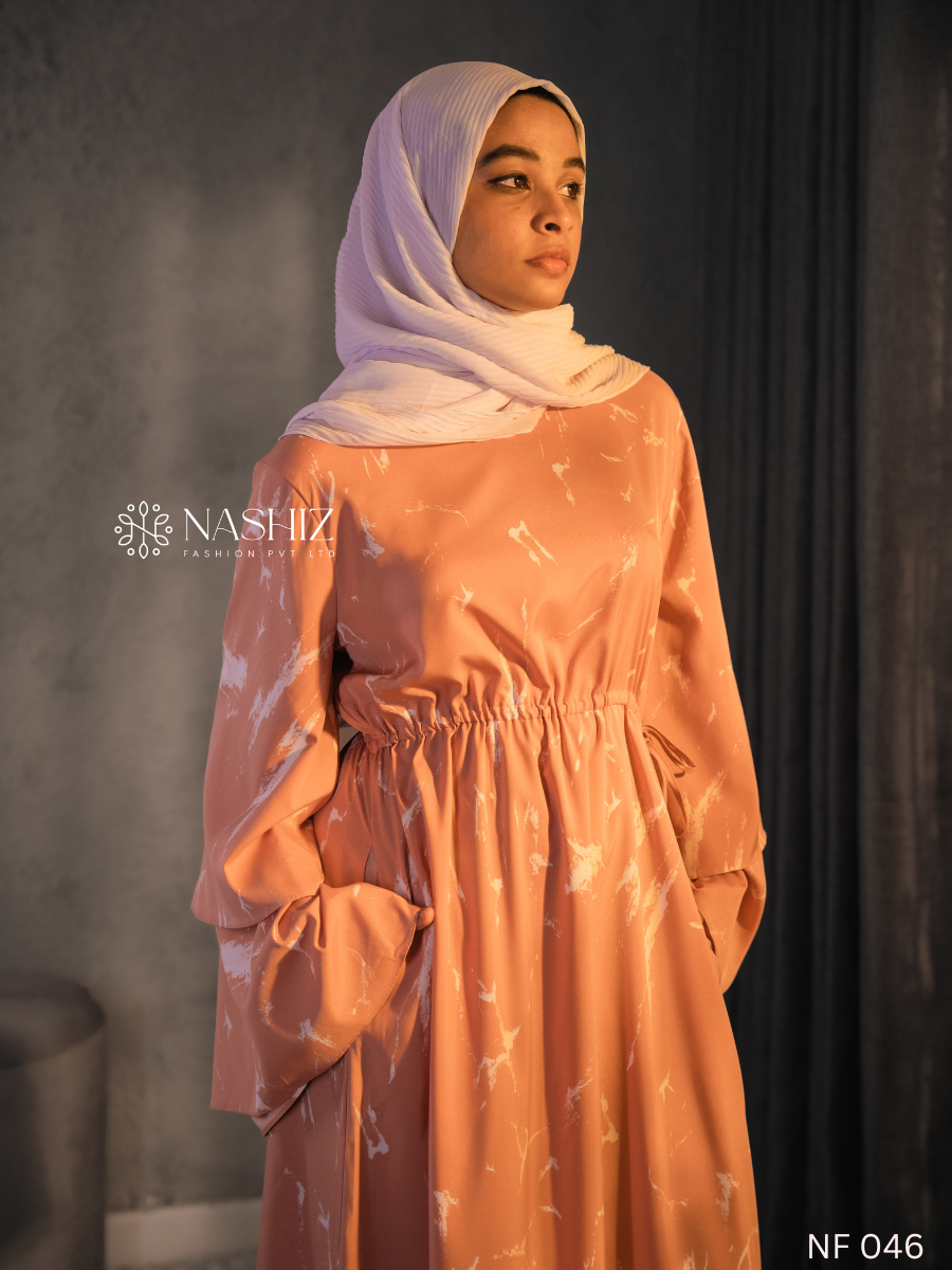 Double Bell Sleeve Long Dress