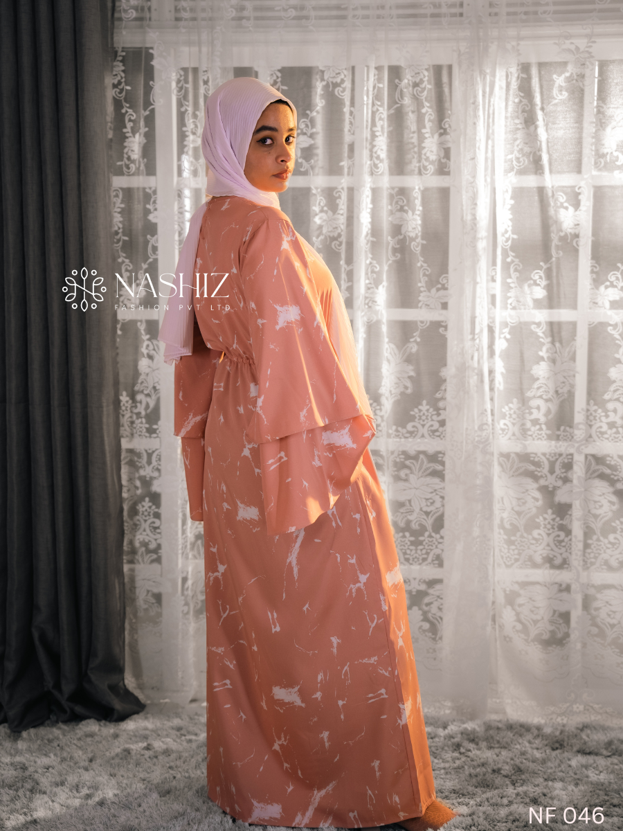 Double Bell Sleeve Long Dress