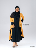 Front Open Long Top 1 Pc – Mustard Colour