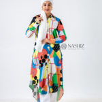 Printed Shirt style long top